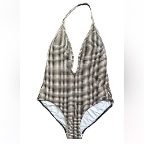 JETS AUSTRALIA Ravello plunge one piece  olive swimsuit size 8 NWT - Picture 3 of 11